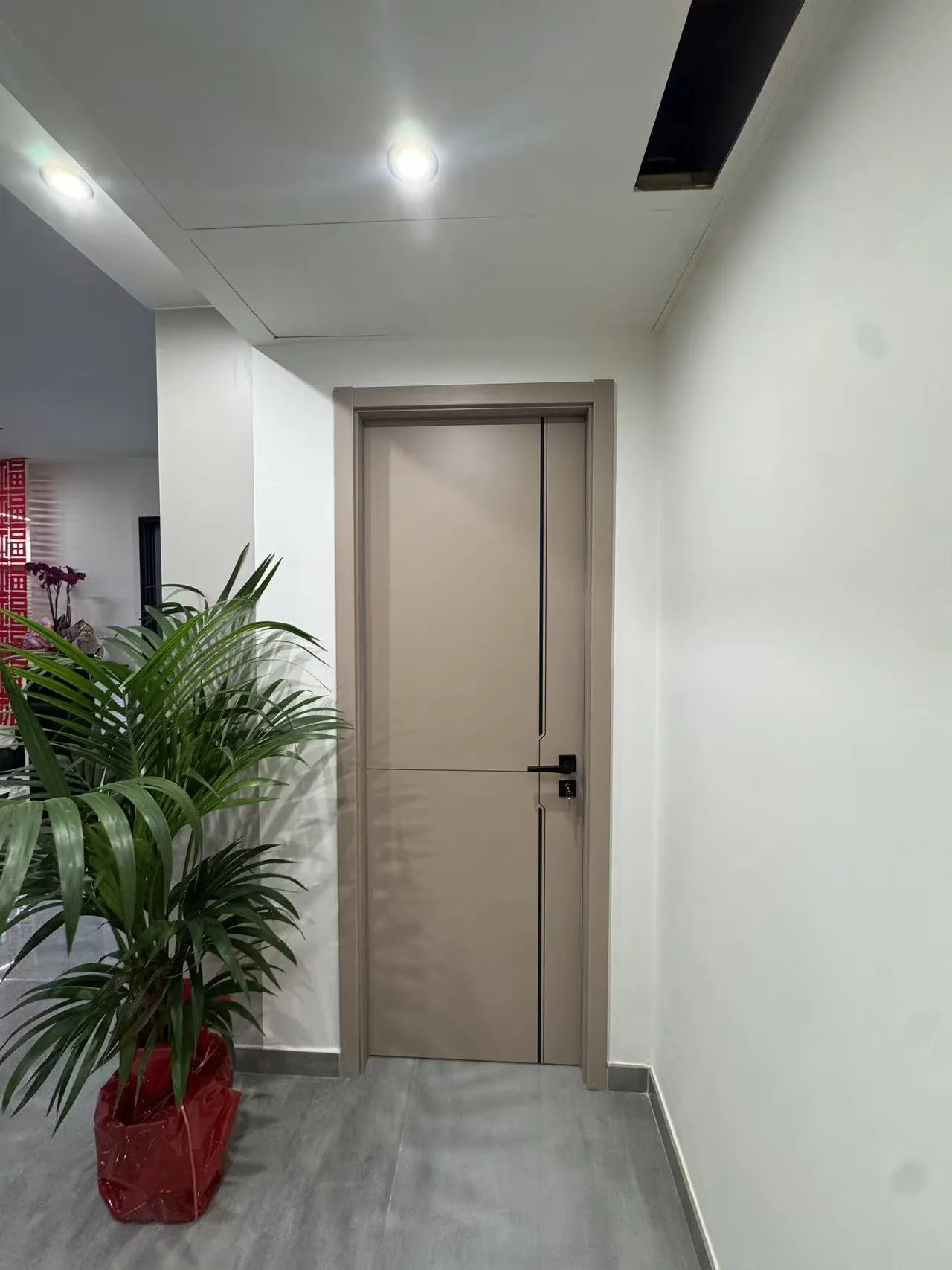 Puerta de interior terminada